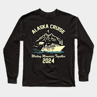 2024 Alaska Cruise, Family Cruise, Matching Cruise Squad, Cruise Travel, Alaska Family Trip Long Sleeve T-Shirt